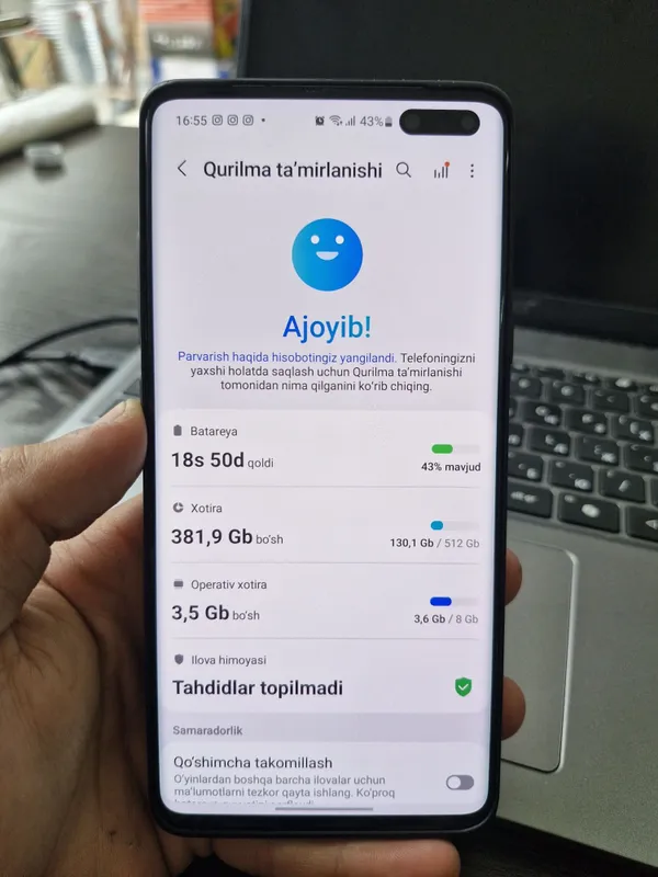 Samsung Galaxy S10 5G 512GB sotiladi • Model: Samsung Galaxy S10 5G • — фото 7
