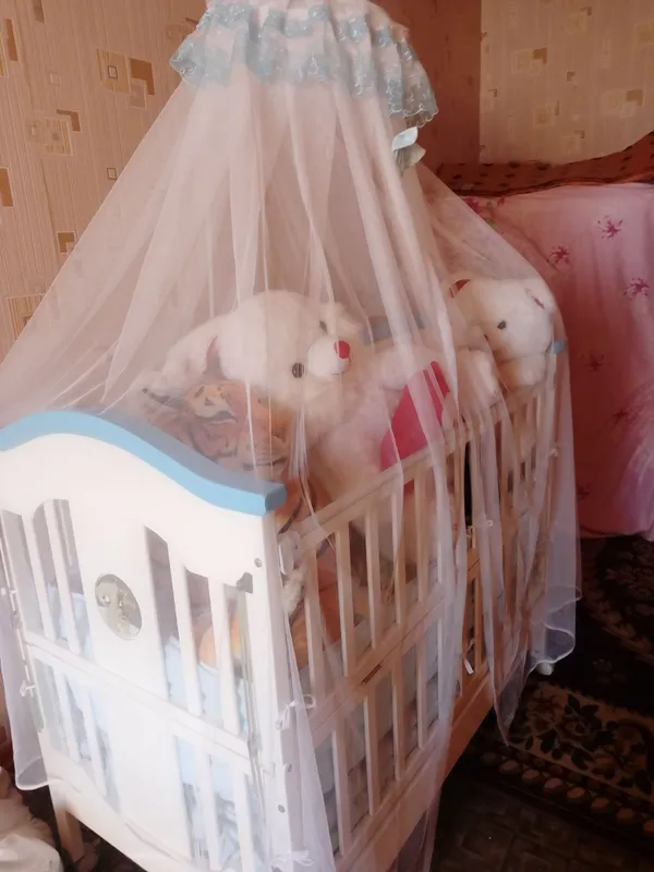 Кроватка в новом состояние