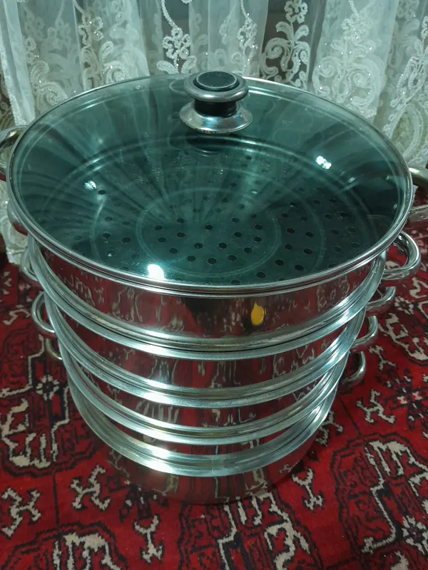 Manti qasqon sotiladi nikeli 30 sm narhi 150000min 6