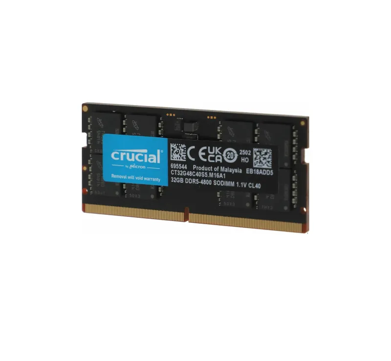 | SO-DDR5 32GB 4800MHz PC5-38400 Crucial tezkor xotirasi 2 | SO-DDR5 32GB 4800MHz PC5-38400 Crucial tezkor xotirasi 2