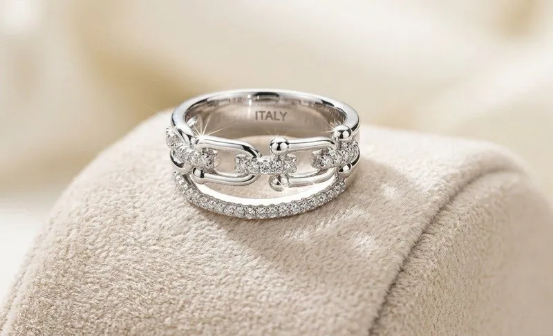 Серебро 925 проба Italy Swarovski 3