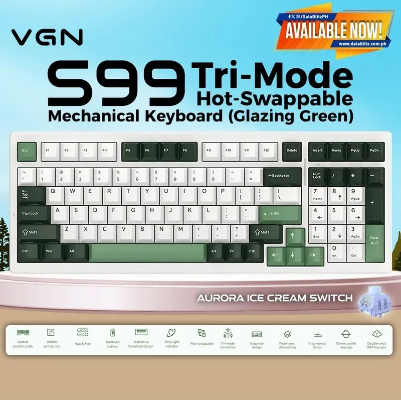 VGN S99 Wireless Hot-Swap Механическая Клавиатура — фото 1