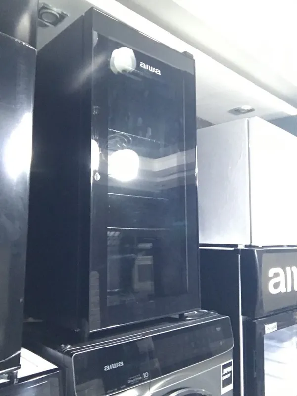 Воздушный холодильник Aiwa Чёрный с Индиго Подсветкой 98 лтр 4