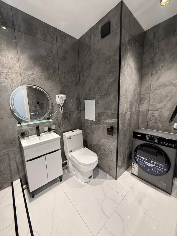 #100 2/3/9 ЖК Baku Residence, Яшнабадский район, с ремонтом и закрытым балконом — фото 9