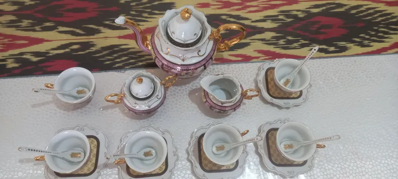 servantga qo‘yadigan komplekt idish — фото 1