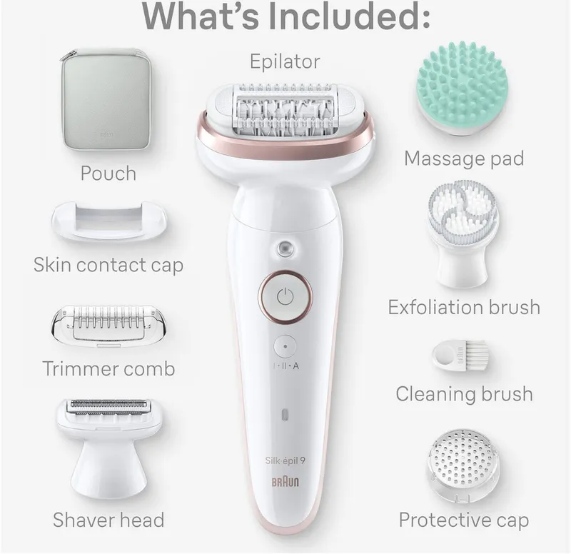 Эпилятор Braun Silk-epil 9 Flex SkinSpa SES 9-080 — фото 2