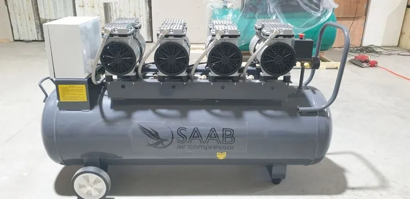 КАФОЛАТЛИ безшумный воздушный компрессор SAAB 350L air compressor — фото 2