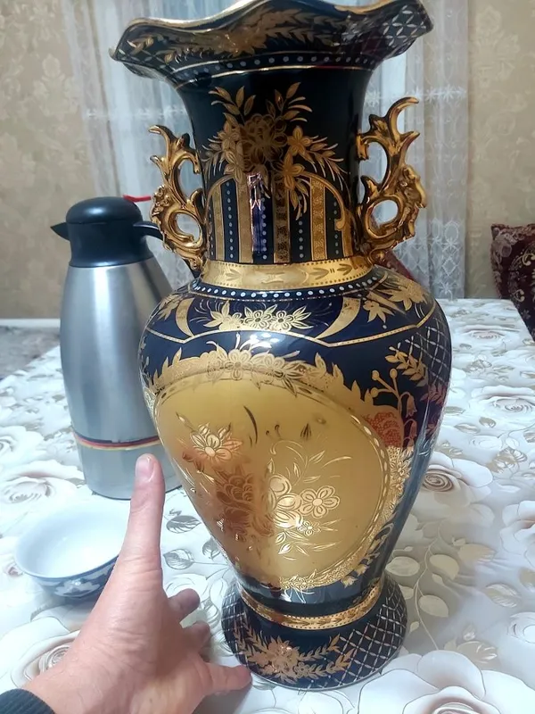 Ваза с позолотой япония — фото 2
