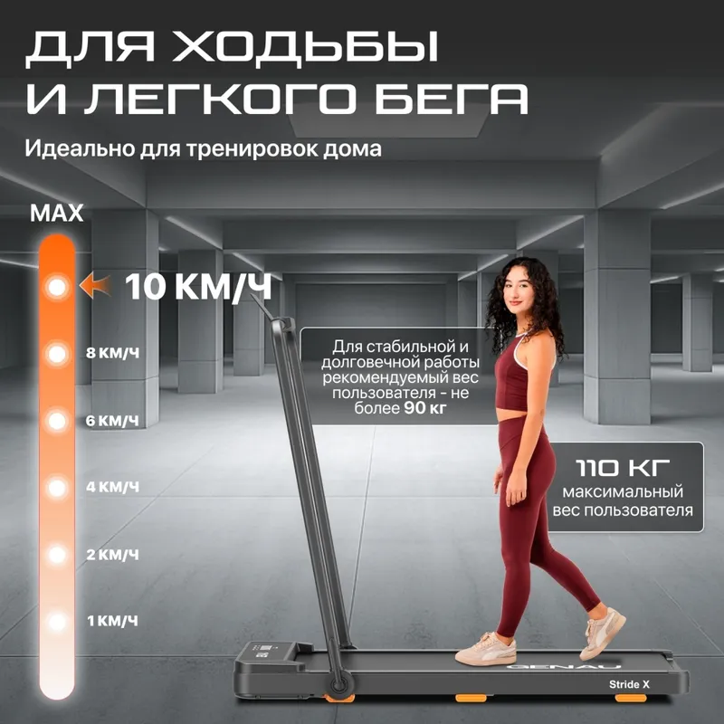 Беговая дорожка Genau New Stride X — фото 4