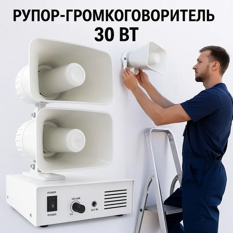 Рупор Громкоговоритель 30 ват