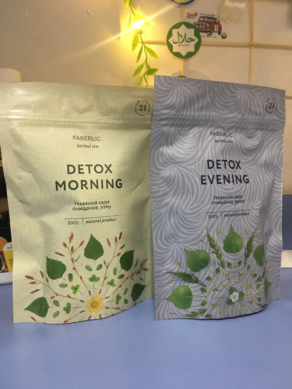 Faberlicdan detox choy nabor kunduzgi va kechgi 1