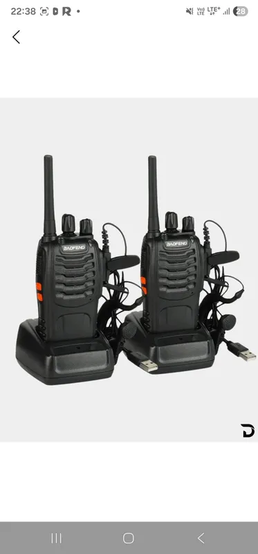 Рация Вaofeng ВF88Е, 2 шт, PMR446 16 каналов 8 Рация Вaofeng ВF88Е, 2 шт, PMR446 16 каналов 8