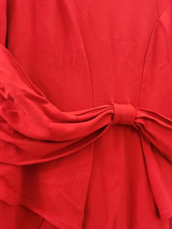 Belida bantli qizil HOMEYEE ko‘ylagi, XL 2