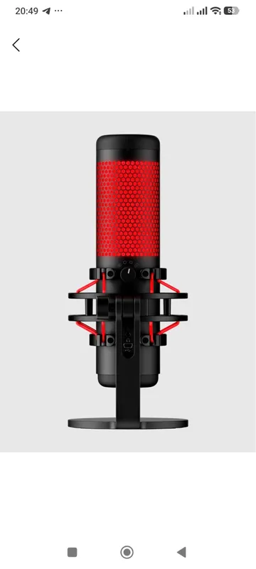 Профессиональный игровой микрофон HyperX Quadcast 5