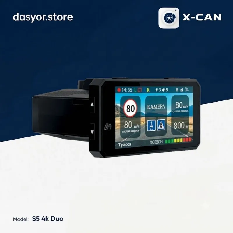 XCan S5 Радар-детектор и видеорегистратор 2 в 1 1