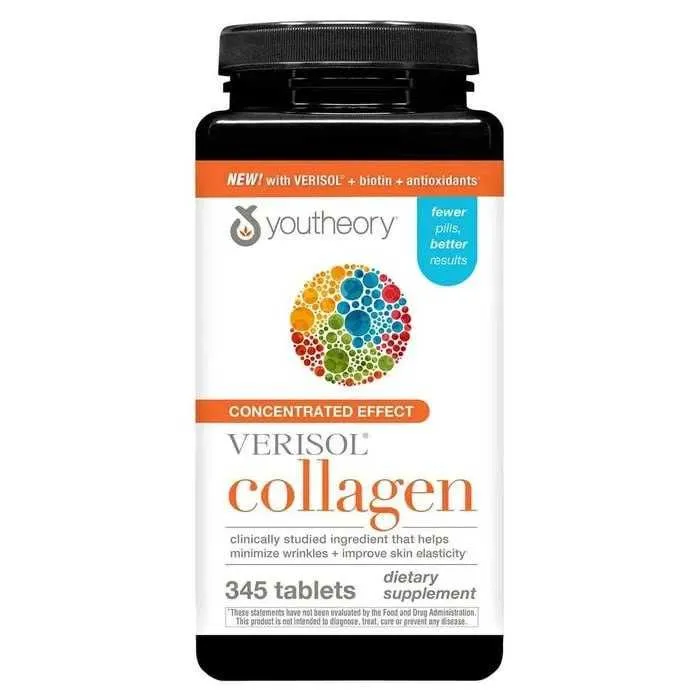 Youtheory, Verisol Collagen, коллаген с верисолом, 345 табл. Kollagen