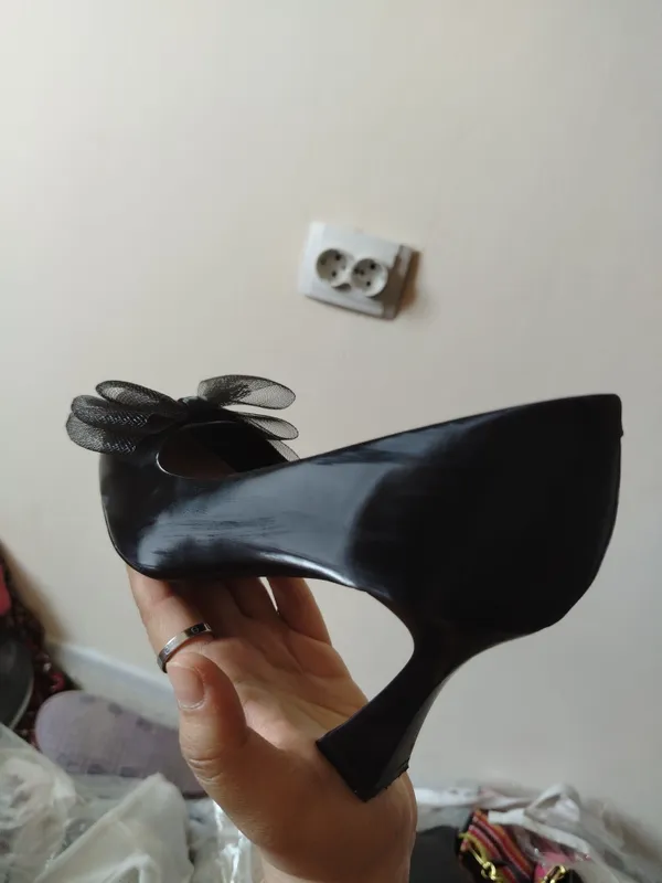 tufli ayollar poshnali 36 razmeri rangi qora l 2