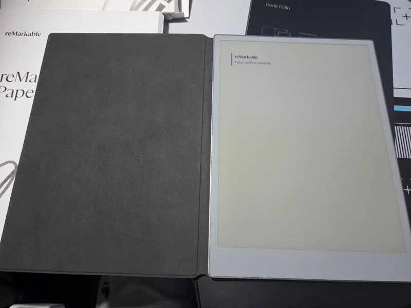 reMarkable Paper Pro + Marker Plus + g‘ilof — deyarli yangi 8