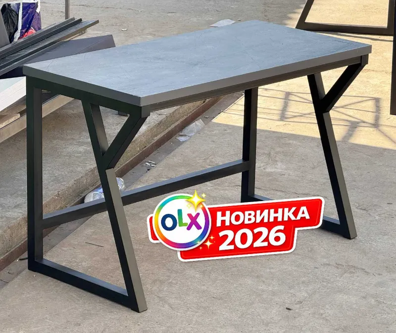 Прочный студийный стол с металлическим каркасом, компьютерный стол 1 Прочный студийный стол с металлическим каркасом, компьютерный стол 1