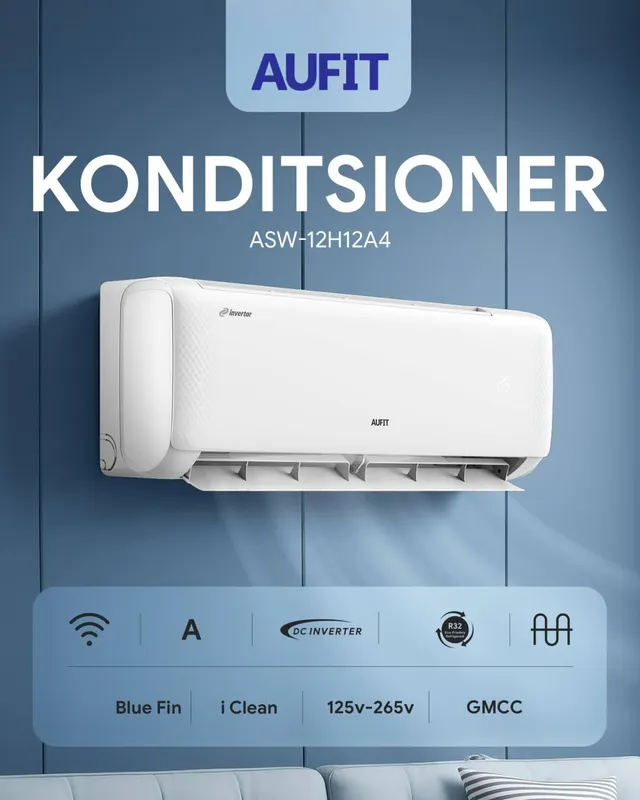 Кондиционер 12 AUFIT (made by AUX), сборка AUX zavod
