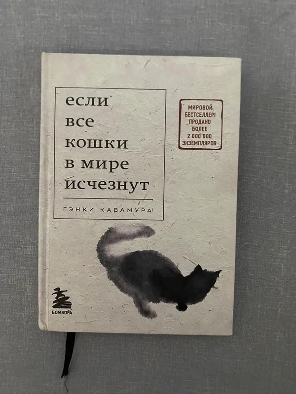 книга. «Если все кошки в мире исчезнут»