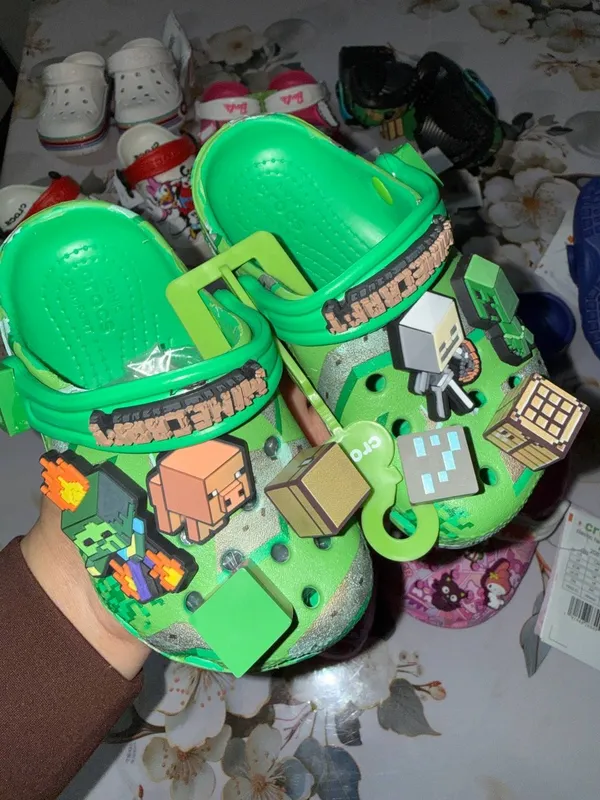 Детские кроксы сабо crocs classic kids minecraft crocs classic kids mi Детские кроксы сабо crocs classic kids minecraft crocs classic kids mi