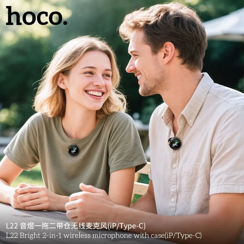 HOCO L22 – Премиум микрофон для iPhone/Android с шумоподавлением — фото 3