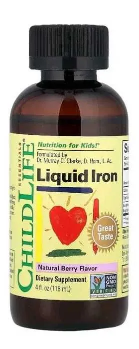 CHILD LIFE childlife IRON kids 118 ml. bolalar uchun temir moddasi CHILD LIFE childlife IRON kids 118 ml. bolalar uchun temir moddasi