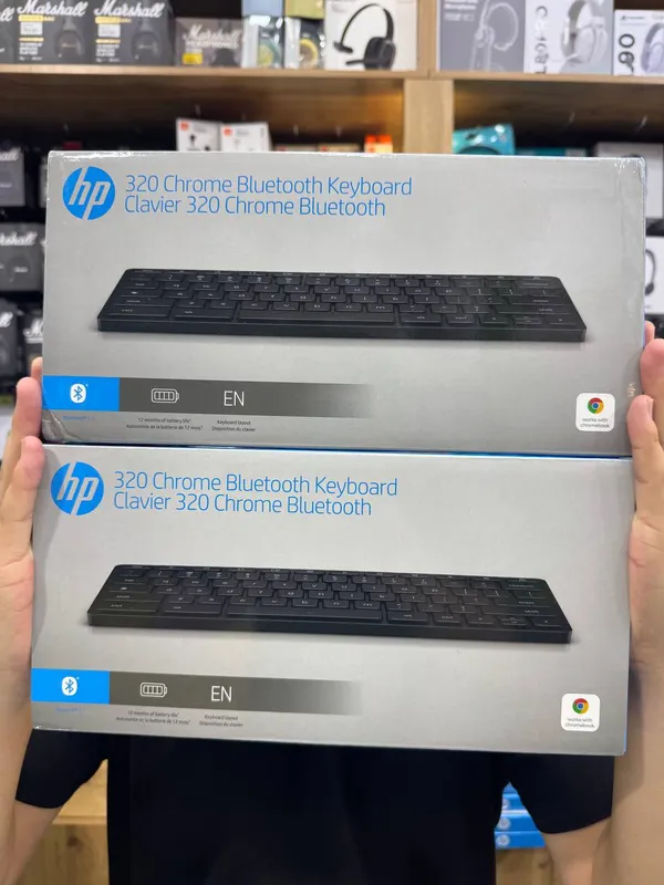 Беспроводная клавиатура Hp Clavier 320 Chrome Bluetooth Беспроводная клавиатура Hp Clavier 320 Chrome Bluetooth