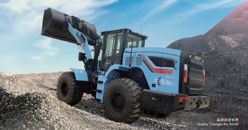 SANY Электрический фронтальный погрузчик SW956E 3