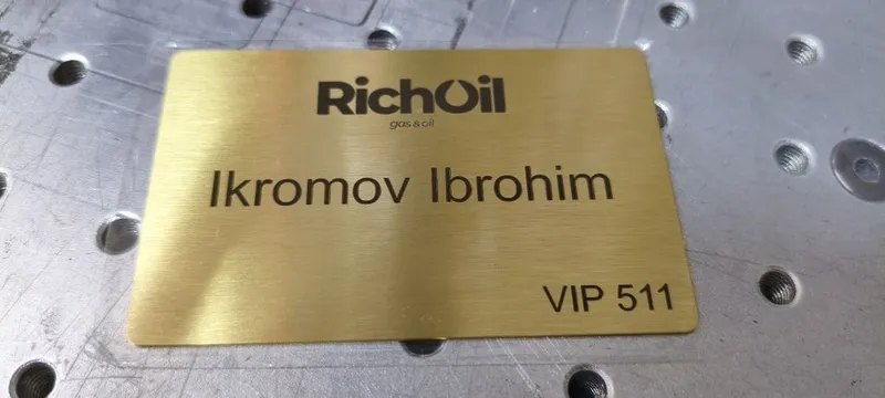 Металлические визитки премиум качества — фото 2