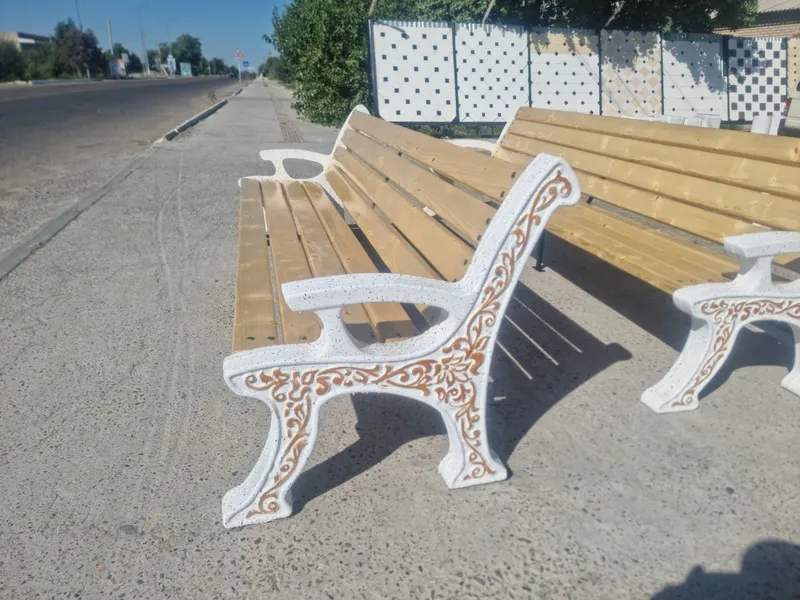 Скамейка из мрамора 1