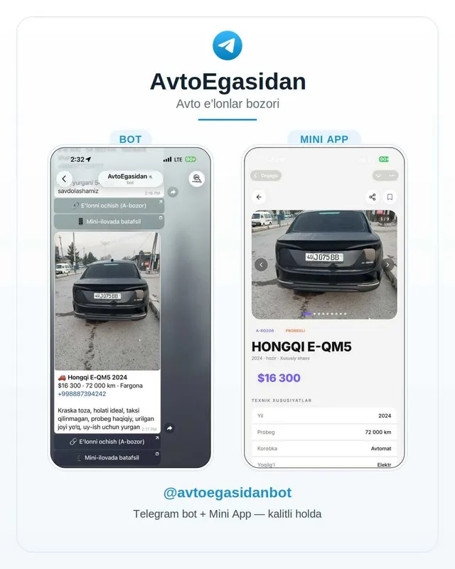 Telegram bot va Mini ilova 4