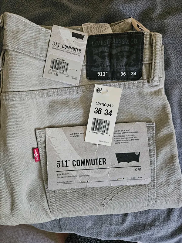 Джинсы Levi's 511 Commuter ,новые 5 Джинсы Levi's 511 Commuter ,новые 5