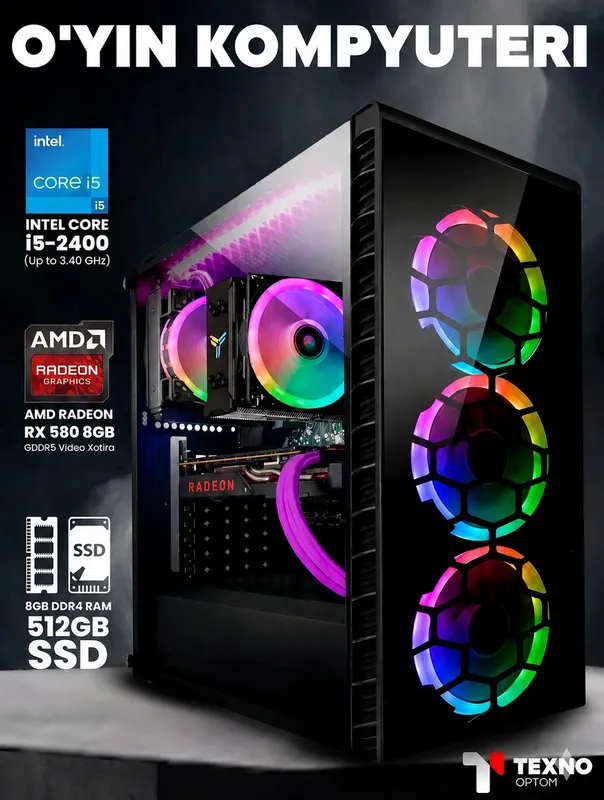 Gaming kompyuter ideal holatda