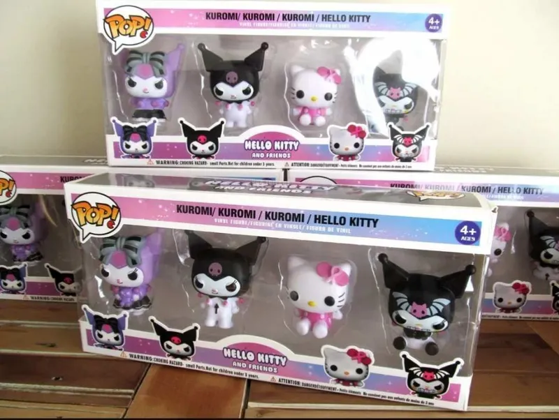 Hello Kitty Набор из 4 коллекционных фигурок Funko Pop Kuromi 2