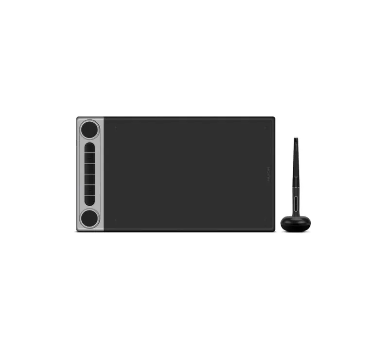 }Графический планшет Huion 10.5"x6.25" Inspiroy Dial 2, черный