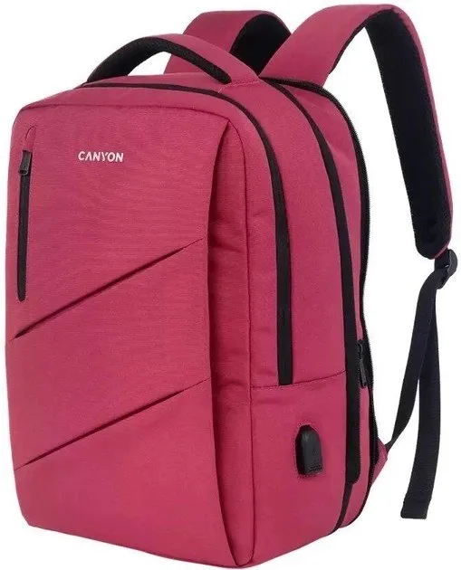 Рюкзак для ноутбука Canyon Urban BPE-5 15.6" Burgundy 2 Рюкзак для ноутбука Canyon Urban BPE-5 15.6" Burgundy 2