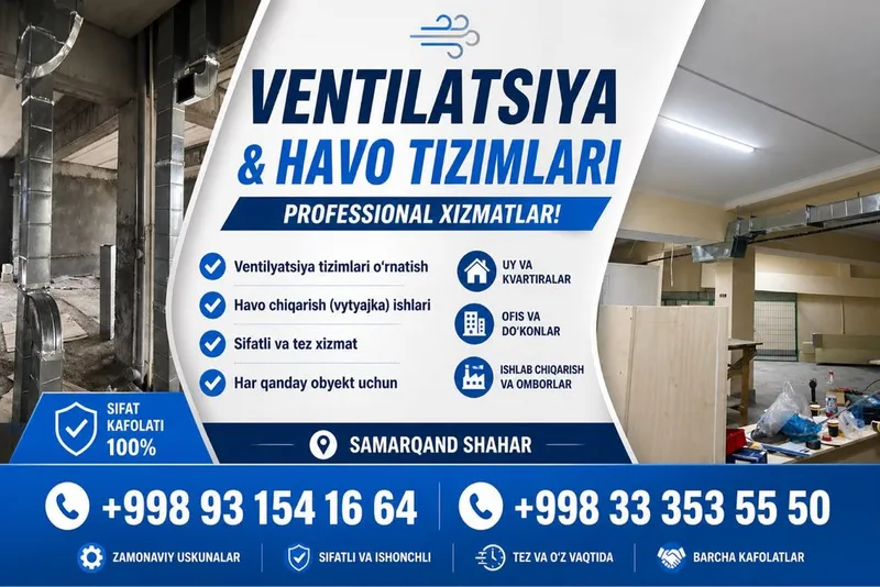 Ventelatsiya 24/7 вентелатсия хизмати 24/7 Ventelatsiya 24/7 вентелатсия хизмати 24/7