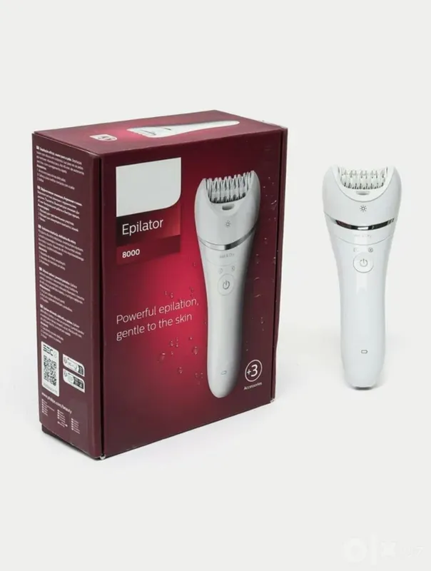 Эпилятор Philips Series 8000, 32 керамических пинцета, для сухой 3