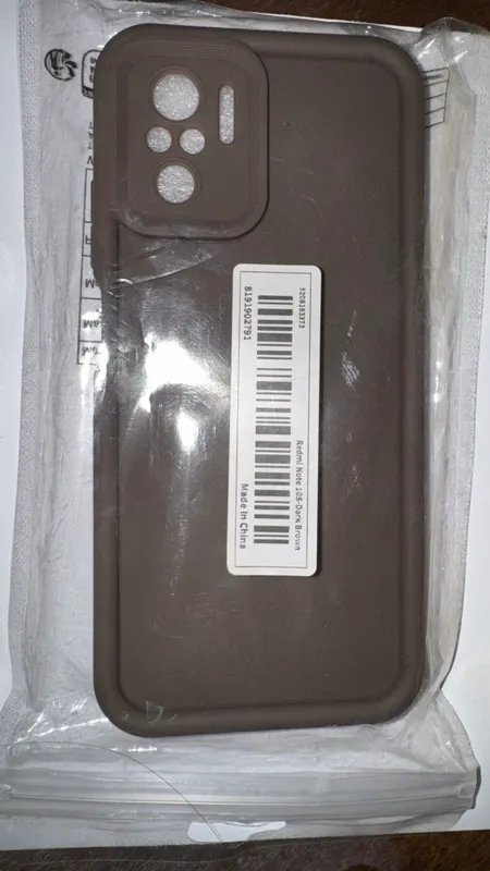 Чехол новый на Redmi Note 10 s dark brown 3