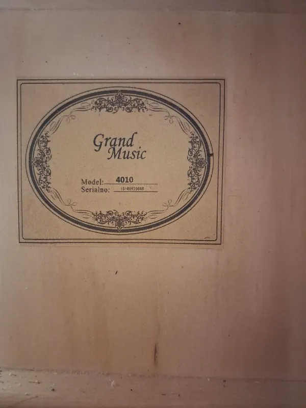 Акустик гитара GRAND MUSIC Модел: 4010 новый — фото 4