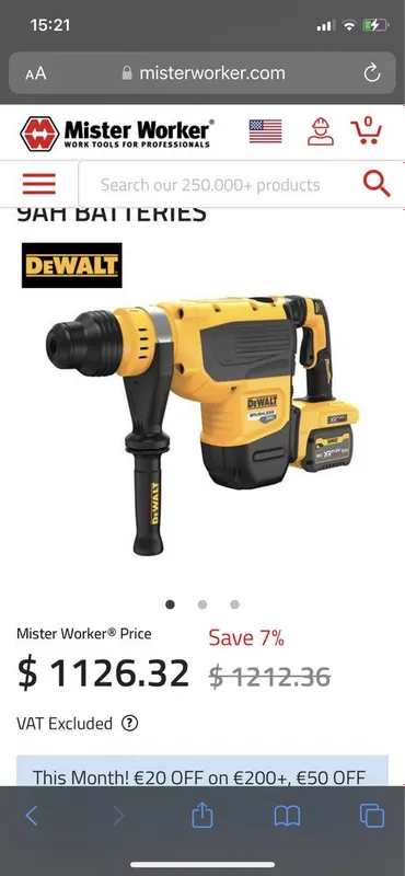 Dewalt перфаратор 2