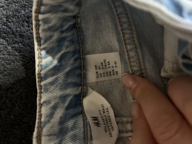 Джинсовый костюм H&M 3