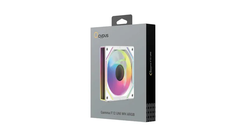 \ Вентилятор для корпуса Ocypus Gamma F12 UNI WH ARGB 2 \ Вентилятор для корпуса Ocypus Gamma F12 UNI WH ARGB 2