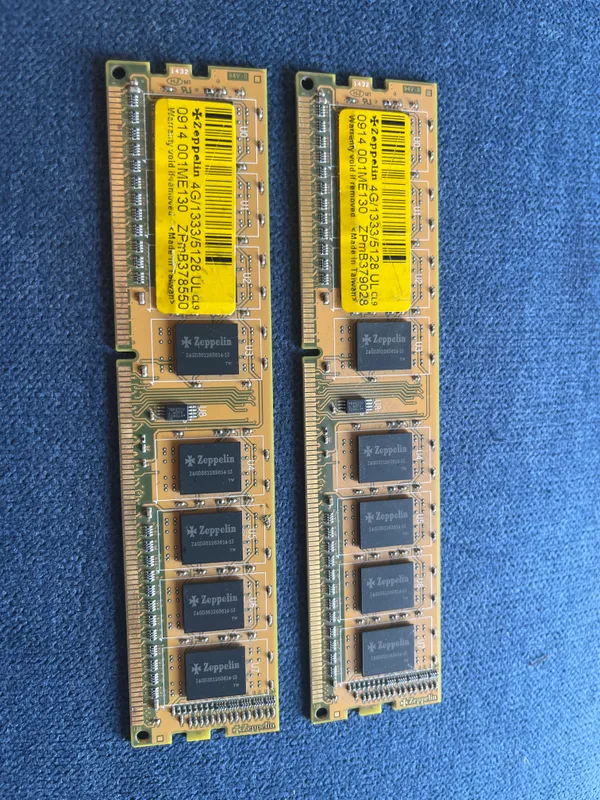 SDRam DDR3 4Gb 1333 Zeppelin operativ xotira SDRam DDR3 4Gb 1333 Zeppelin operativ xotira