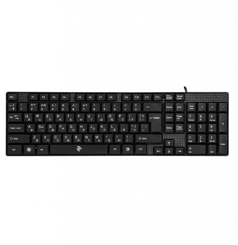 Клавиатура, проводная 2E KS 106 USB ЧЁРНАЯ (2E-KS106UB) Клавиатура, проводная 2E KS 106 USB ЧЁРНАЯ (2E-KS106UB)