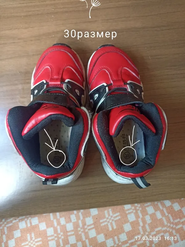 Кроссовки 30размер на мальчика — фото 2