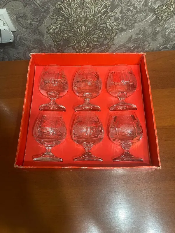 Коньячные фужеры Kristal ,новые в родной коробке 6 шт — фото 7