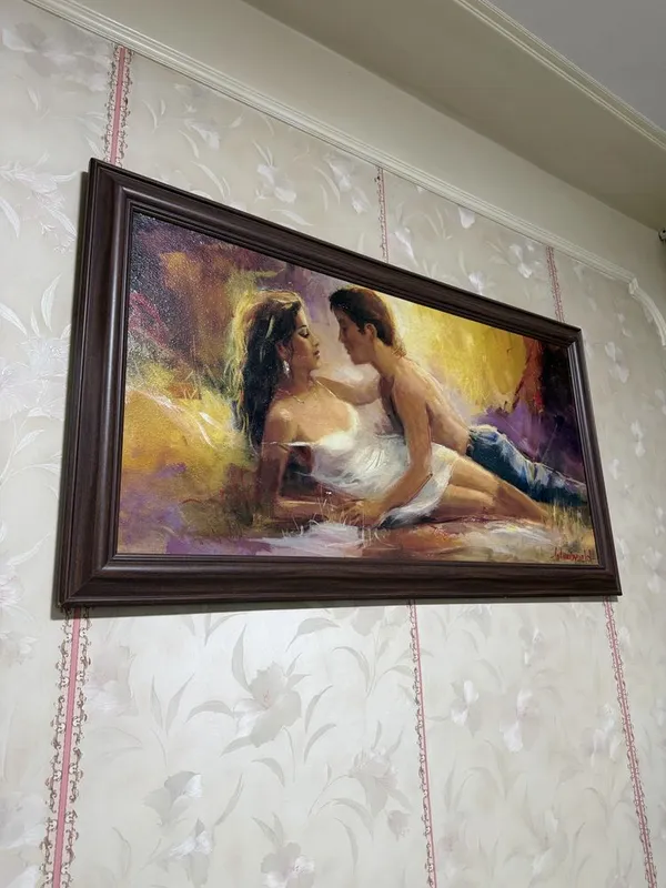 Картина маслом на холсте 110×60 см в деревянной раме 5 Картина маслом на холсте 110×60 см в деревянной раме 5